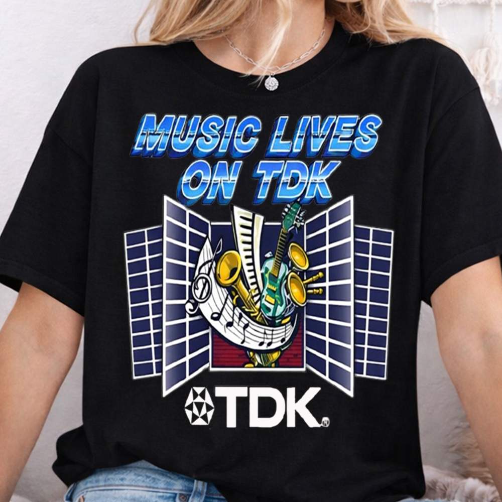 Music Lives on TDK T-Shirt