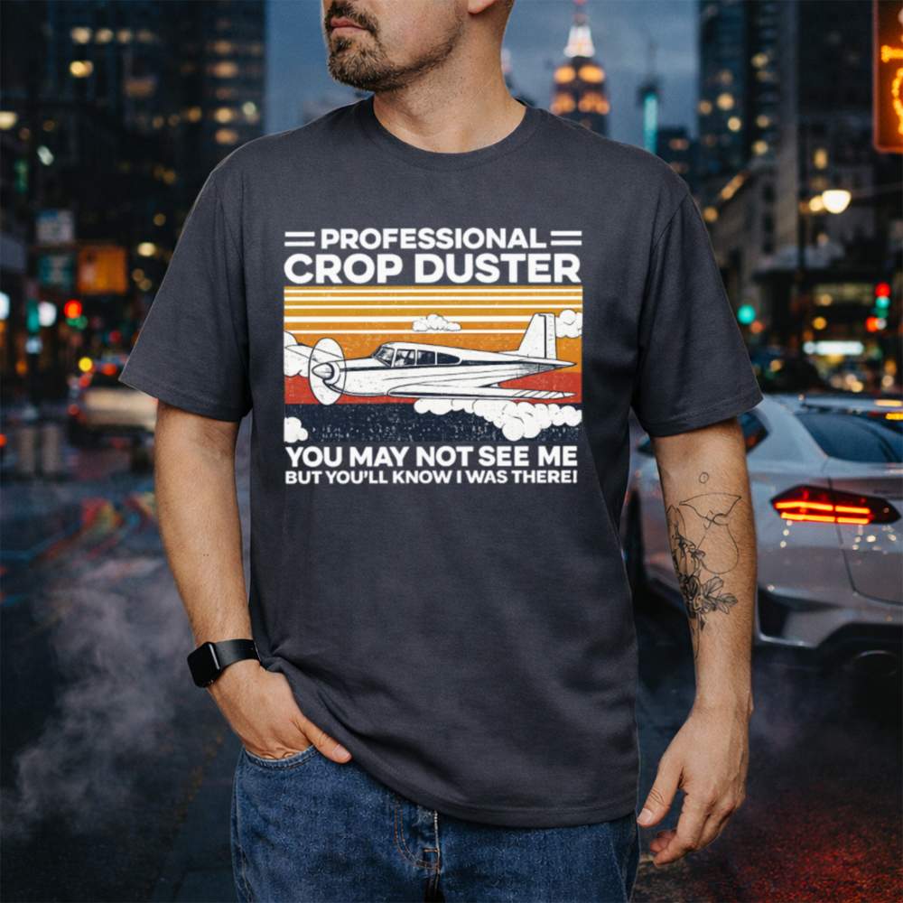 Professional Crop Duster White 55 T Shirt