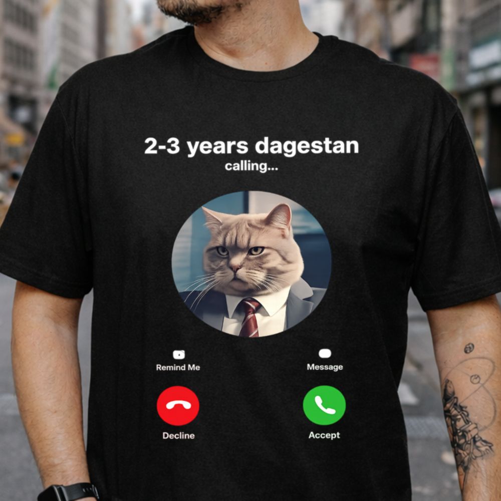 2-3 Years Dagestan Meme T-Shirt