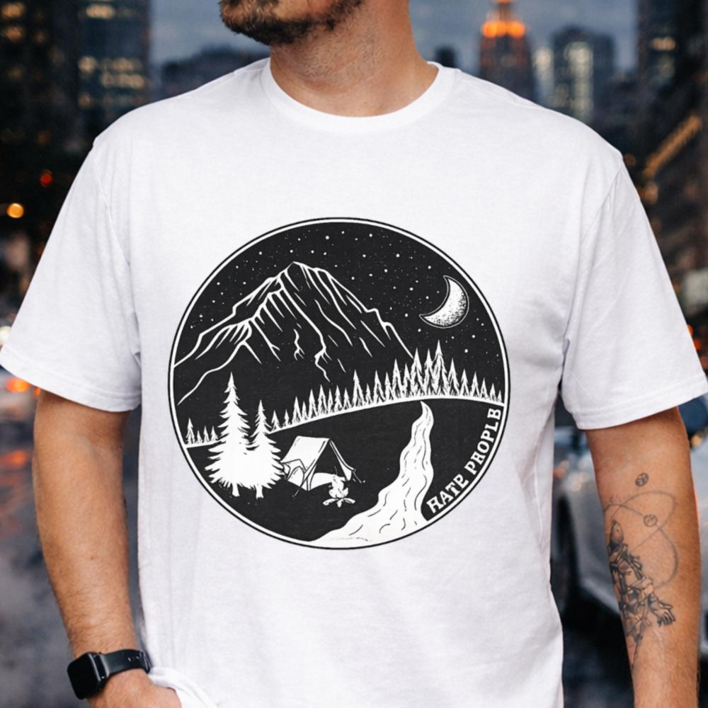 Funny Introvert Wilderness Isolation T-Shirt