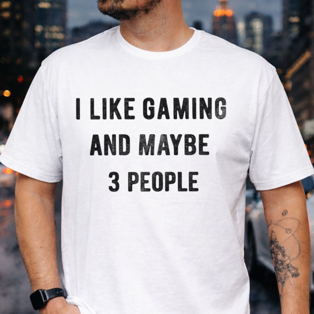 Funny Gamer Social Escape T-Shirt