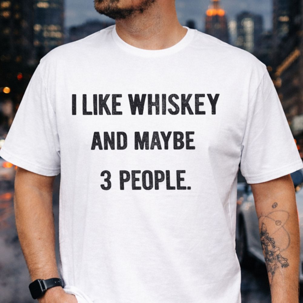 Funny Introvert Whiskey Bonding T-Shirt