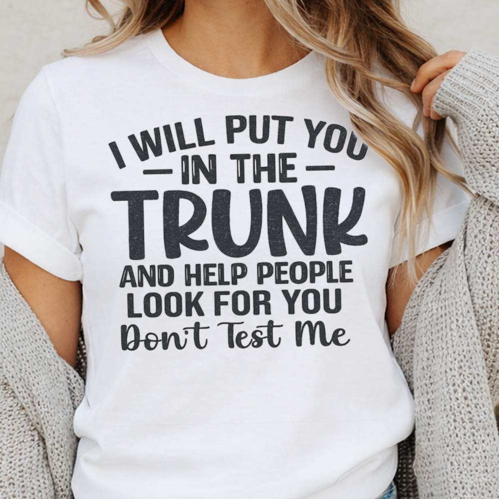 Savage Dark Humor Exaggerated Threat T-Shirt