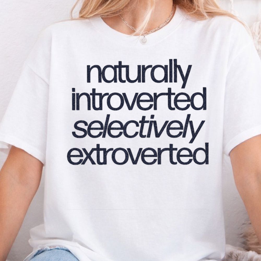 Bold Introvert Selective Social Circle T-Shirt