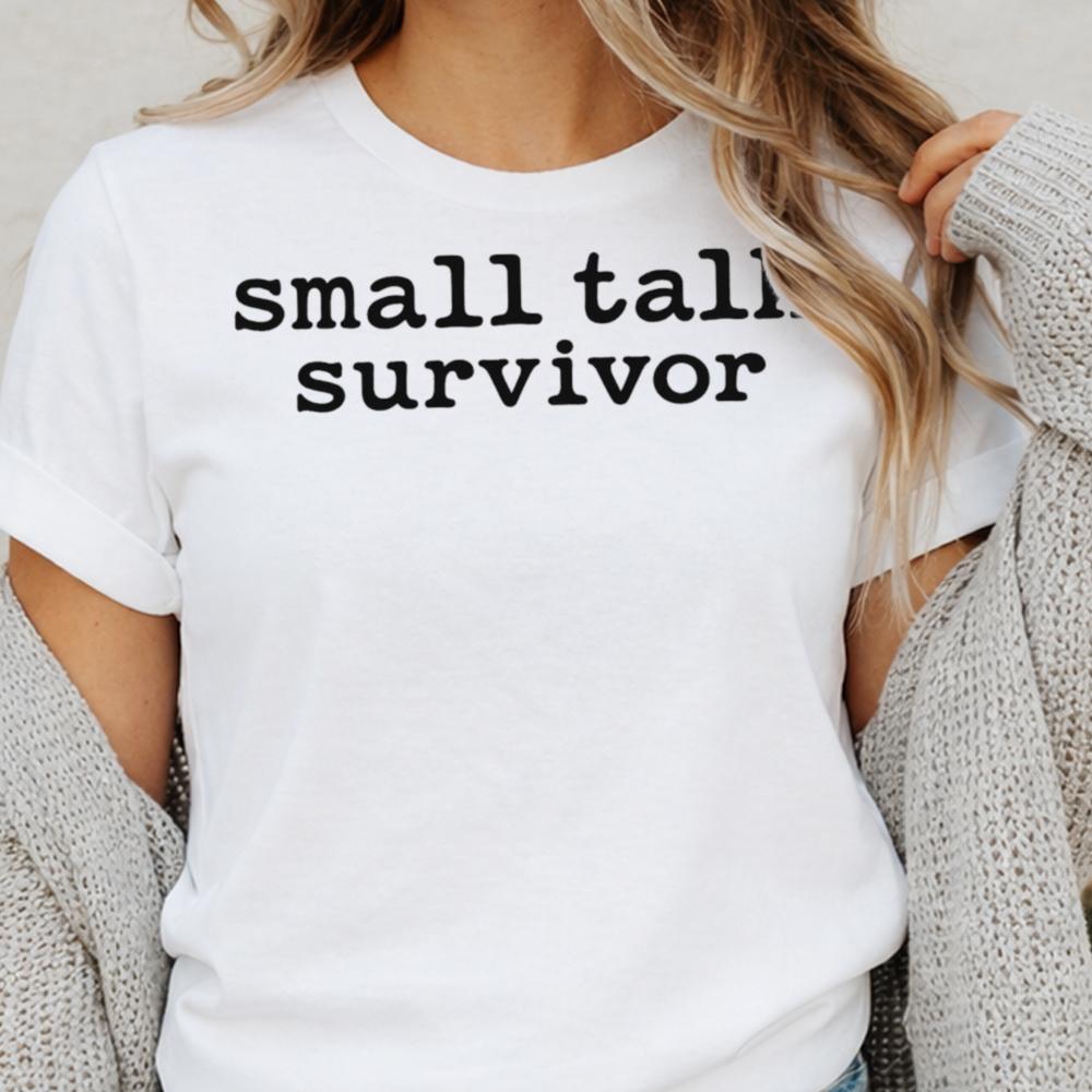 Funny Introvert Conversational Endurance Badge T-Shirt