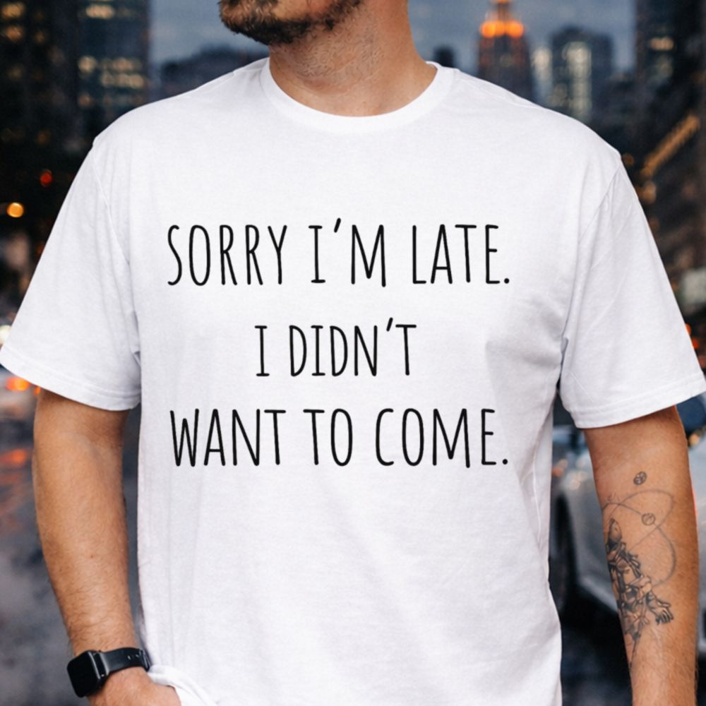 Sarcastic Introvert Event Avoidance T-Shirt