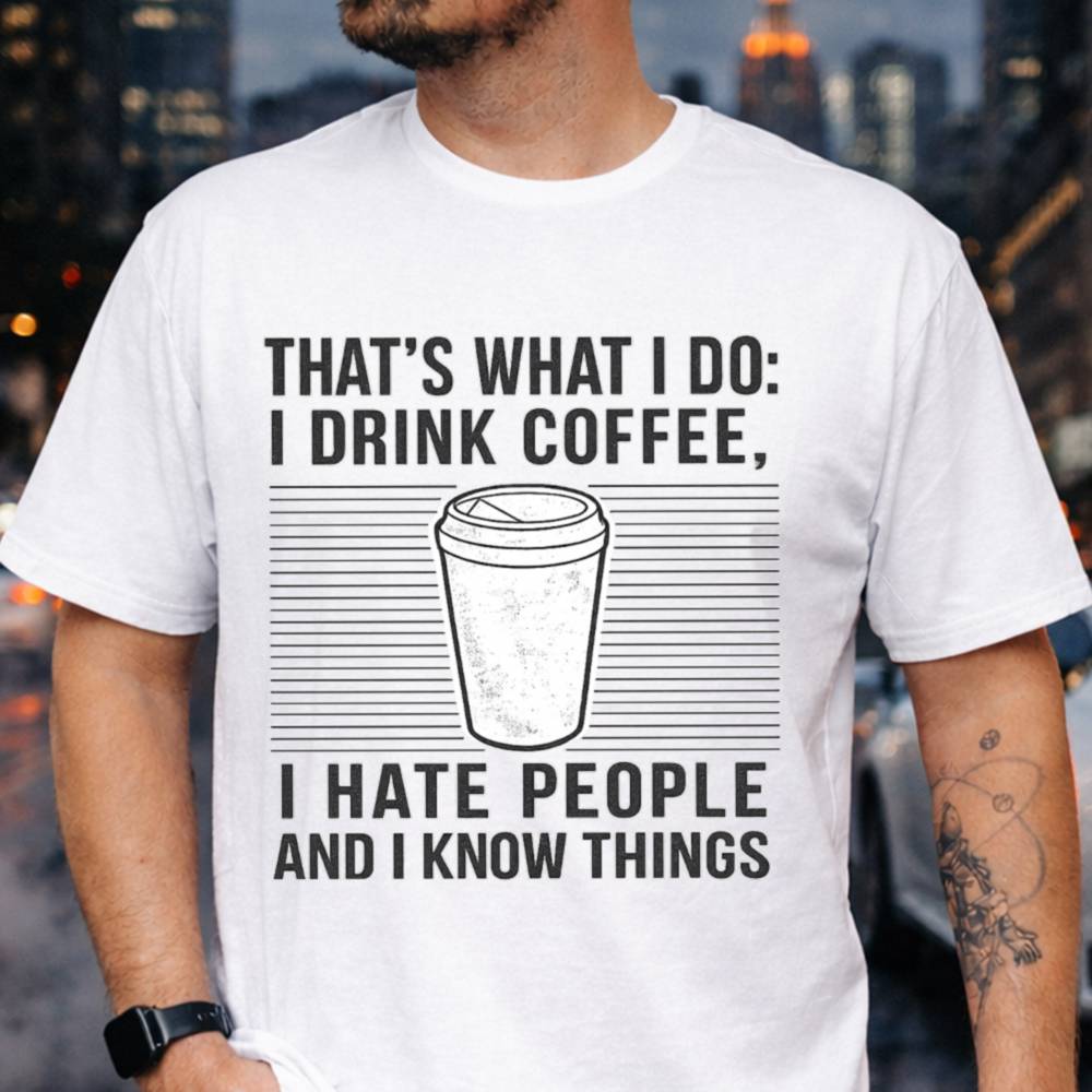 Sarcastic Introvert Caffeine Fueled Wit T-Shirt