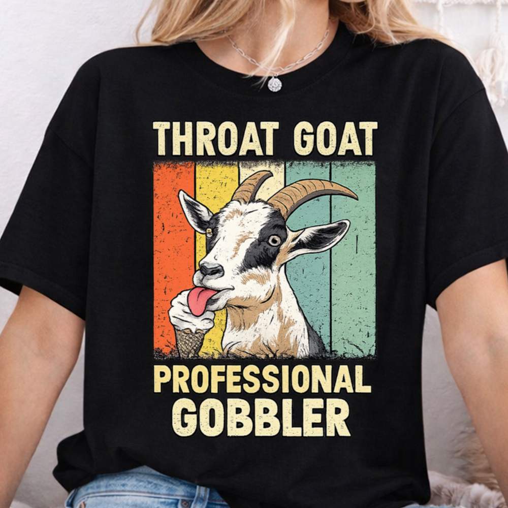 Vintage Dark Humor Goat Pun T-Shirt