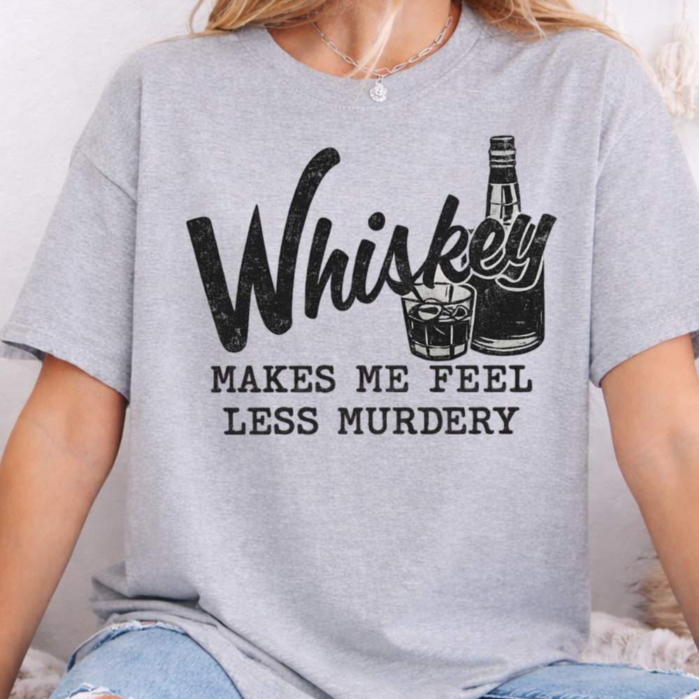 Funny Whiskey Stress Relief T-Shirt