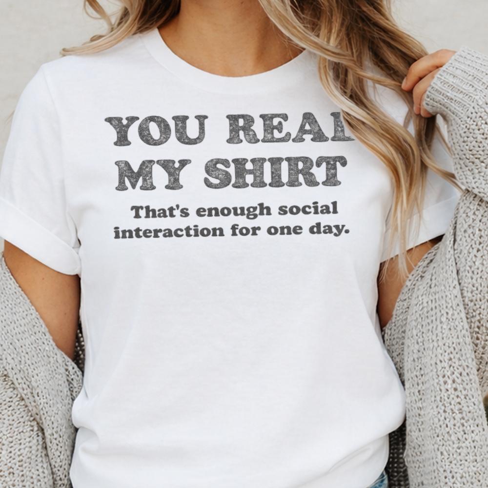 Relatable Introvert Social Battery T-Shirt