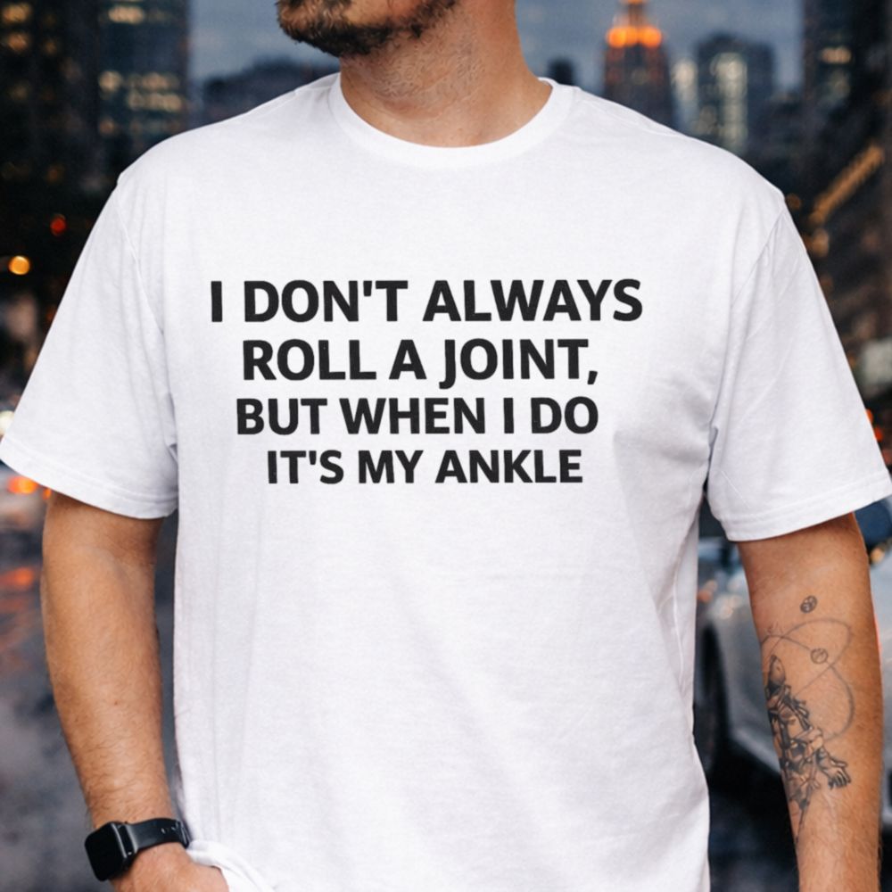 dark humor inappropriate injury wordplay t-shirt