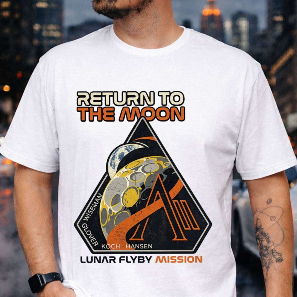 Return To The Moon T Shirt Celebrate Space
