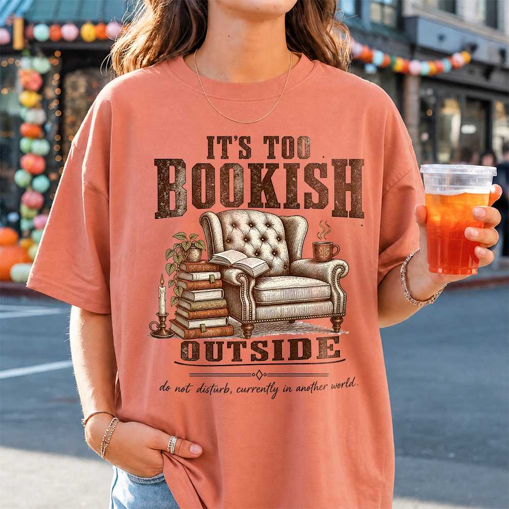 Bookish Introvert T-Shirt – Funny Gift for Book Lovers
