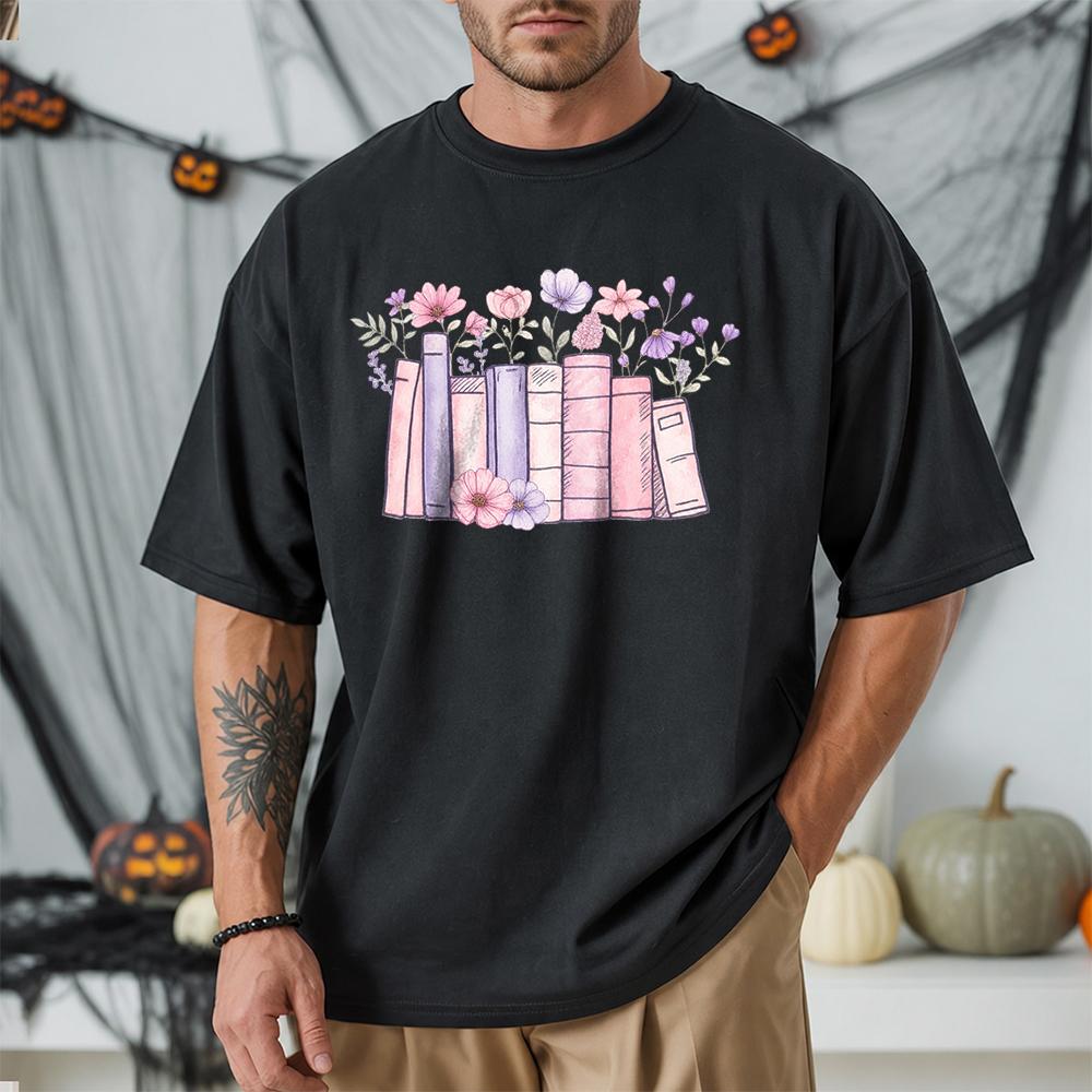 Floral Book Lover T-Shirt - Perfect for Bookworms 2