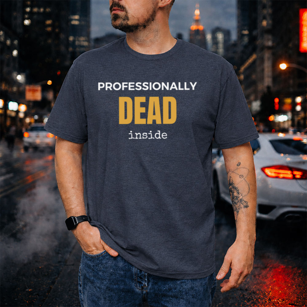 Adult Humor Shirt Professionally Dead Inside, Coffee-Fueled Burnout Image 5 Adult Humor Shirt Professionally Dead Inside, Coffee-Fueled Burnout 5