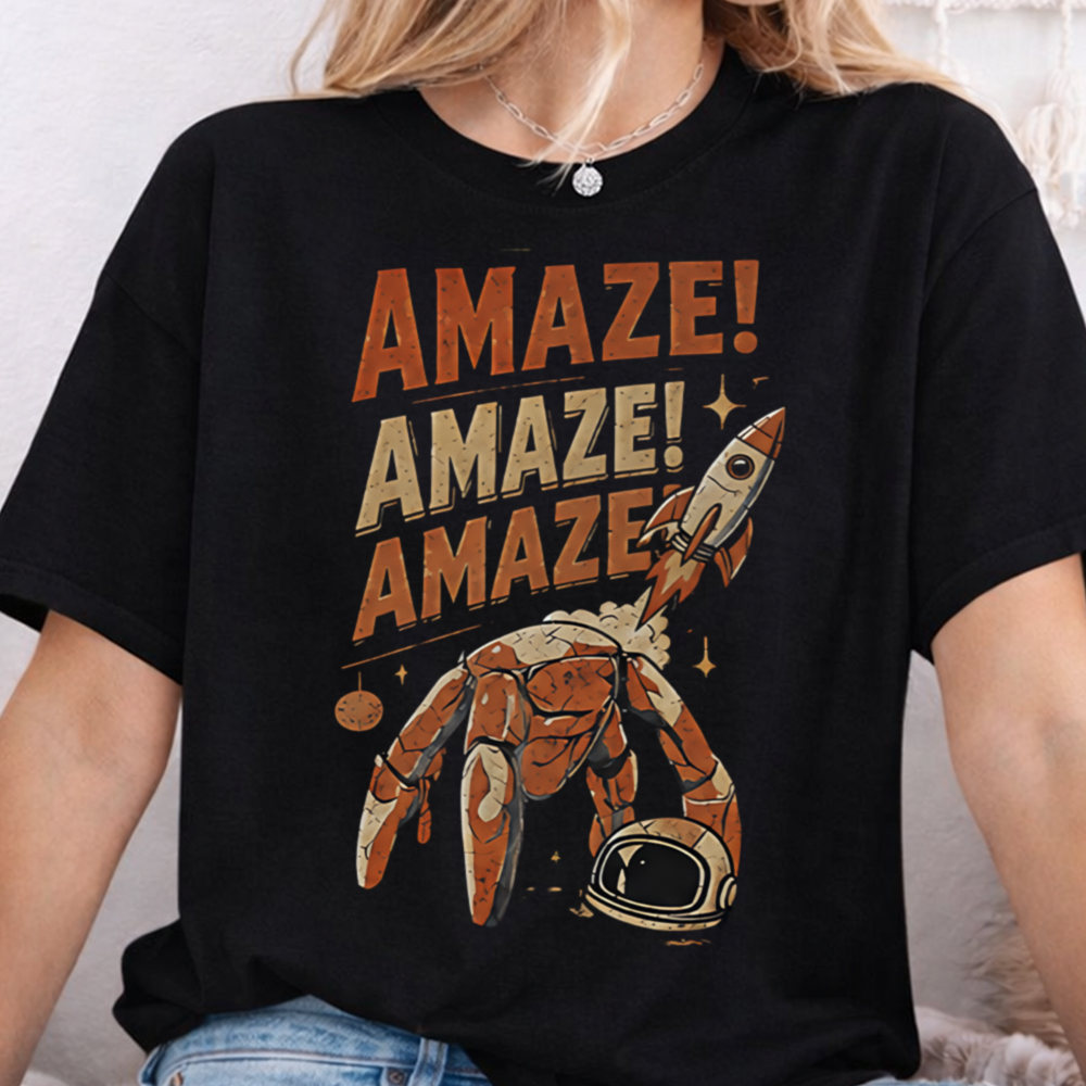 Amaze Rocket Rocky Shirt - Project Hail Mary Rocky Graphic T-Shirt