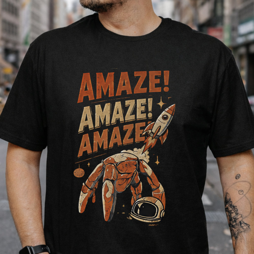 Amaze Rocket Rocky Shirt - Project Hail Mary Rocky Graphic T-Shirt 2