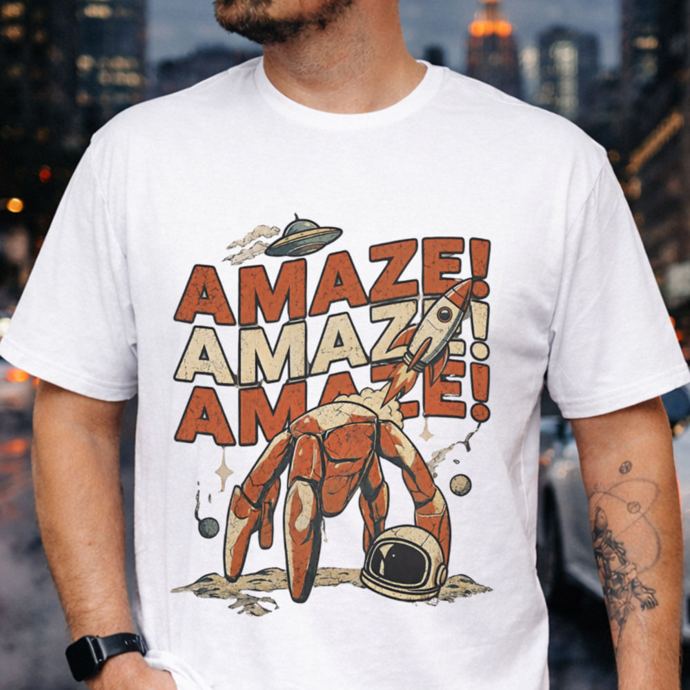 Amaze Rocket Rocky Shirt - Project Hail Mary Rocky Sci-Fi Book Fan Tee 2