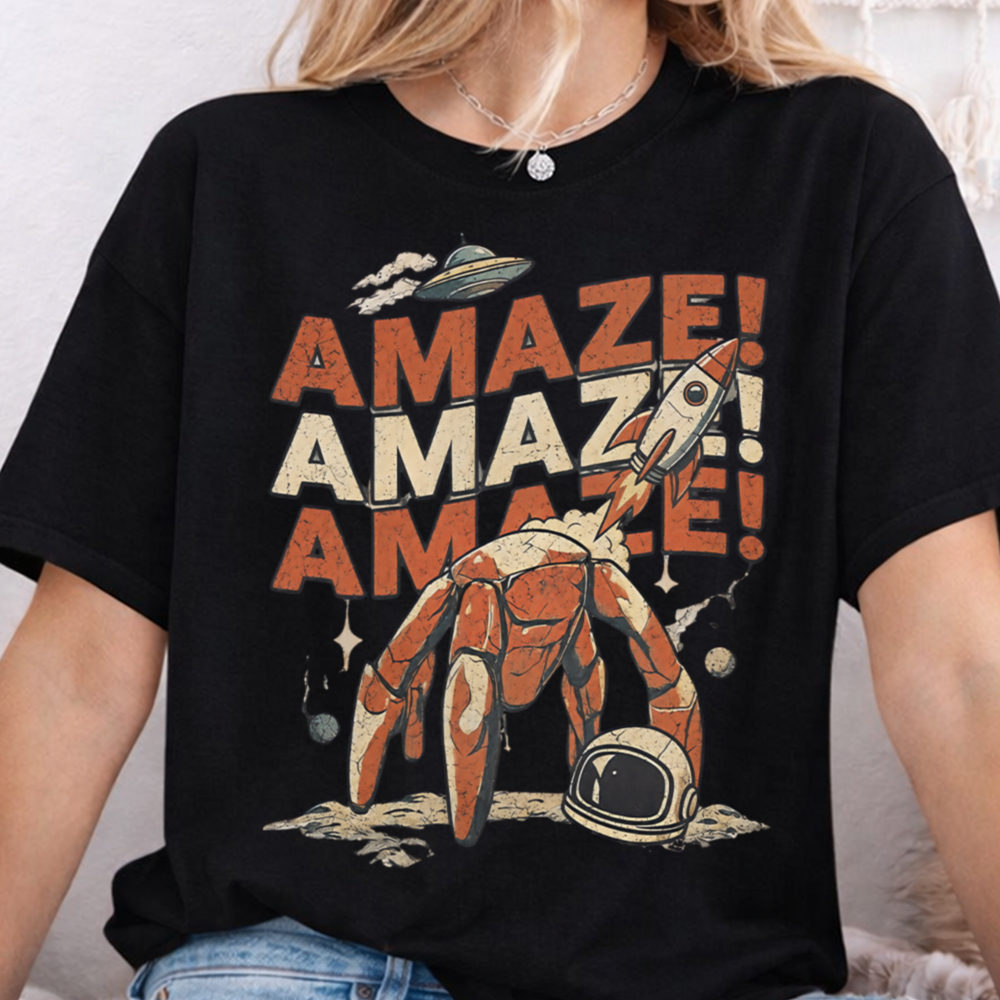Amaze Rocket Rocky Shirt - Project Hail Mary Rocky Sci-Fi Book Fan Tee