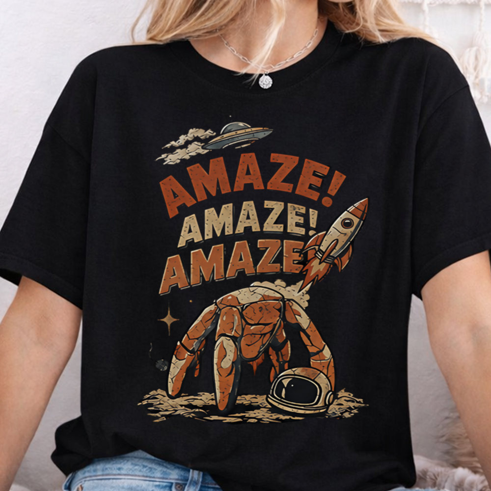 Amaze Rocket Rocky Shirt - Project Hail Mary Science Fiction Reader Tee 2