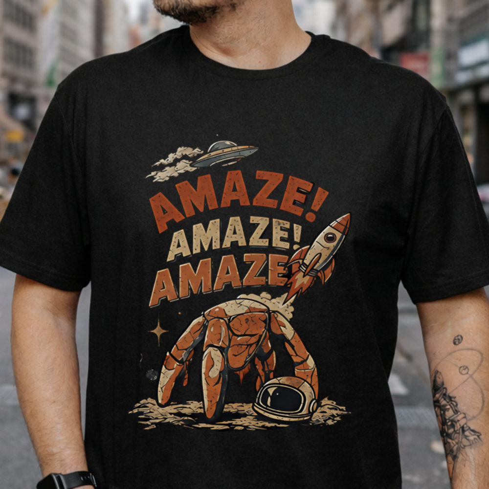 Amaze Rocket Rocky Shirt - Project Hail Mary Science Fiction Reader Tee