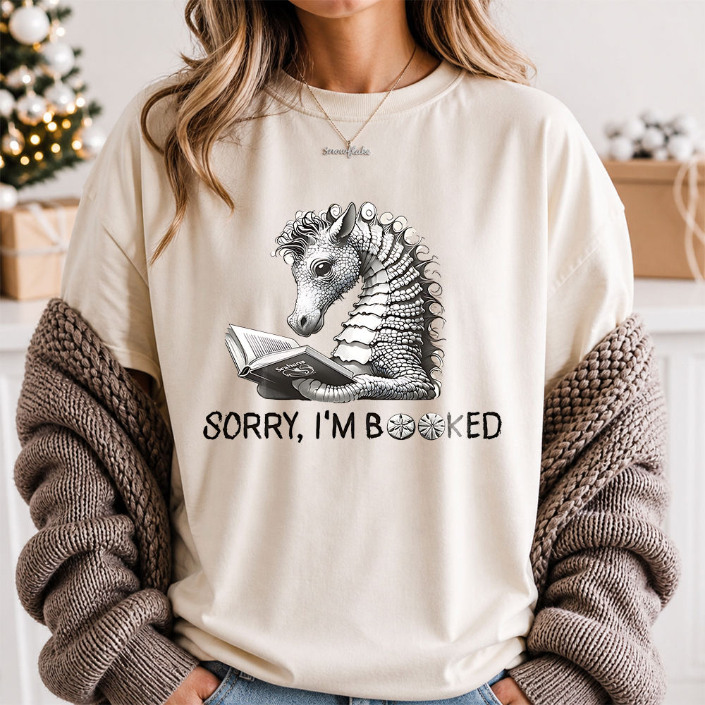 Book Lover Shirt - For the Seahorse Enthusiast Who's Always Reading
