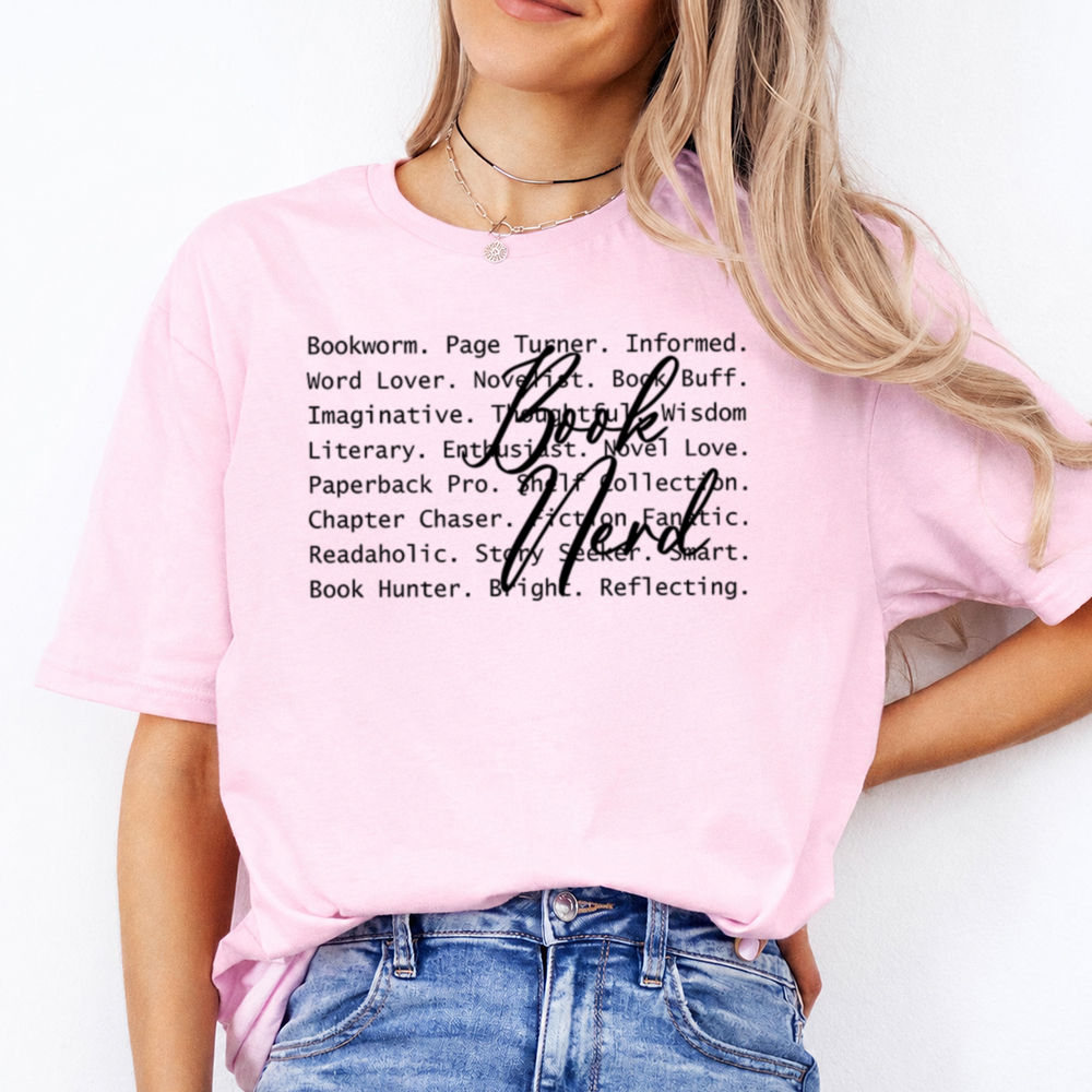 Book Nerd Shirt for Chapter Chasers and Page Turners Image 4 Book Nerd Shirt for Chapter Chasers and Page Turners 4