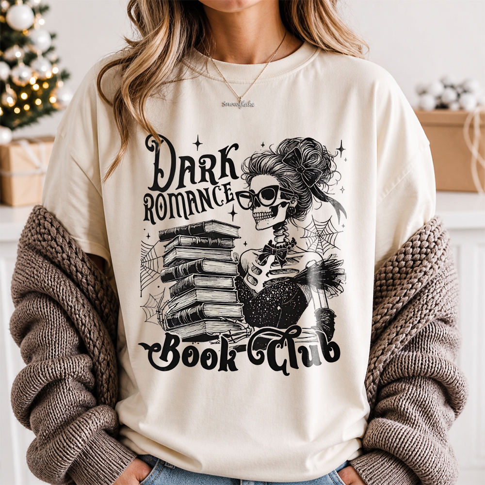 Bookish Book Lover T-Shirt - Dark Romance Book Club