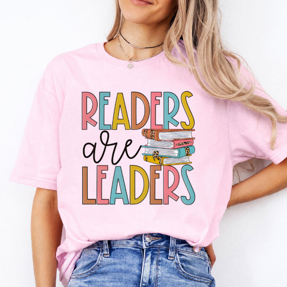 Bookish Book Lover T-Shirt – Readers Are Leaders Image 4 Bookish Book Lover T-Shirt - Readers Are Leaders 4