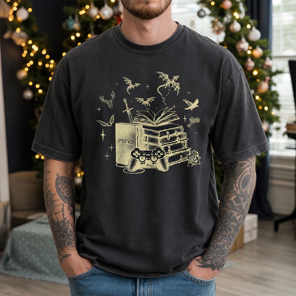 Bookish Fantasy Reader T-Shirt for Bookworms Image 4 Bookish Fantasy Reader T-Shirt for Bookworms 4