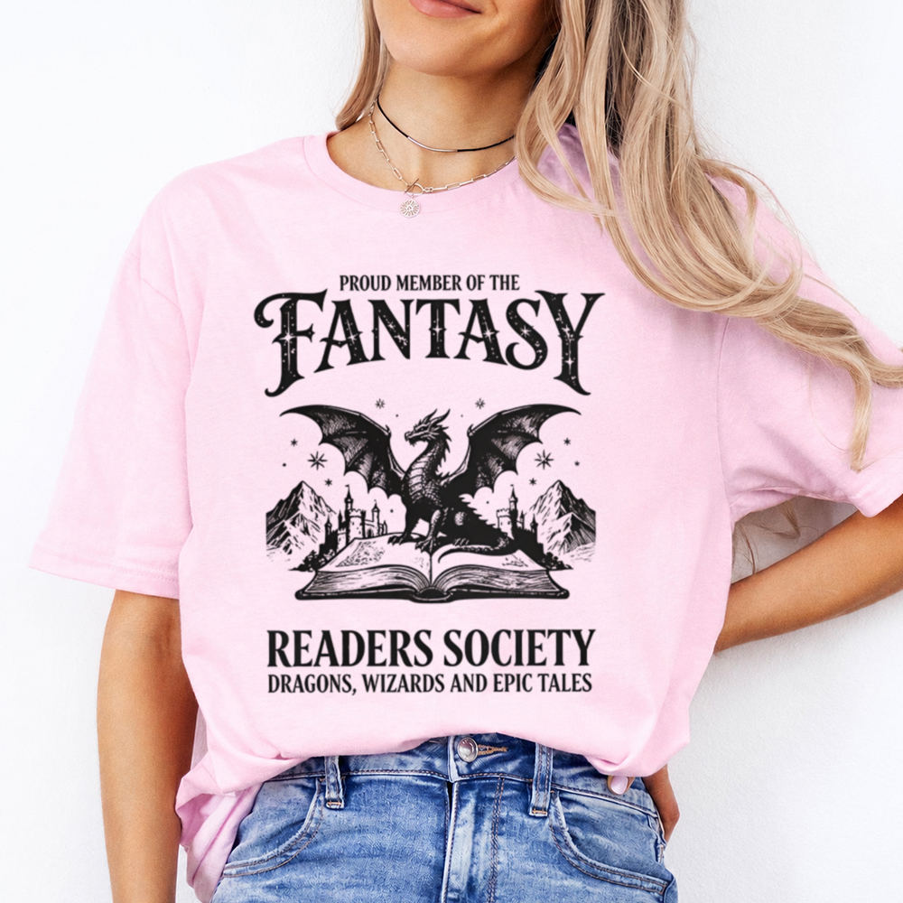 Bookish Fantasy Reader T-Shirt for Quiet Readers Image 4 Bookish Fantasy Reader T-Shirt for Quiet Readers 4