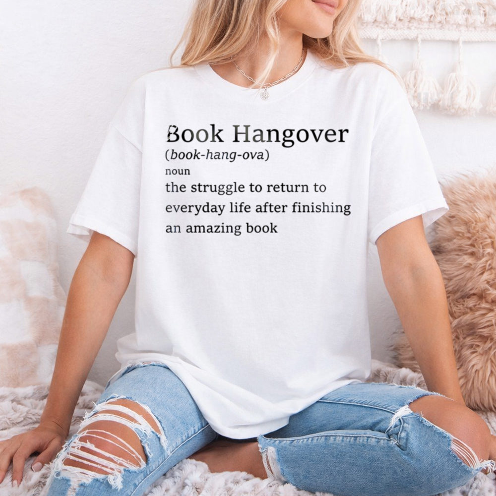 Bookworm Shirt 'Book Hangover' Definition 2