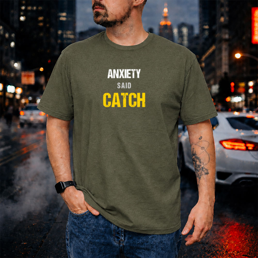 Dark Humor Shirt Anxiety Said Catch, Sarcastic Anxiety Joke Image 5 Dark Humor Shirt Anxiety Said Catch, Sarcastic Anxiety Joke 5