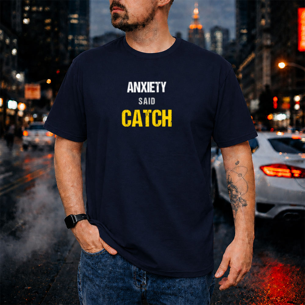Dark Humor Shirt Anxiety Said Catch, Sarcastic Anxiety Joke Image 6 Dark Humor Shirt Anxiety Said Catch, Sarcastic Anxiety Joke 6