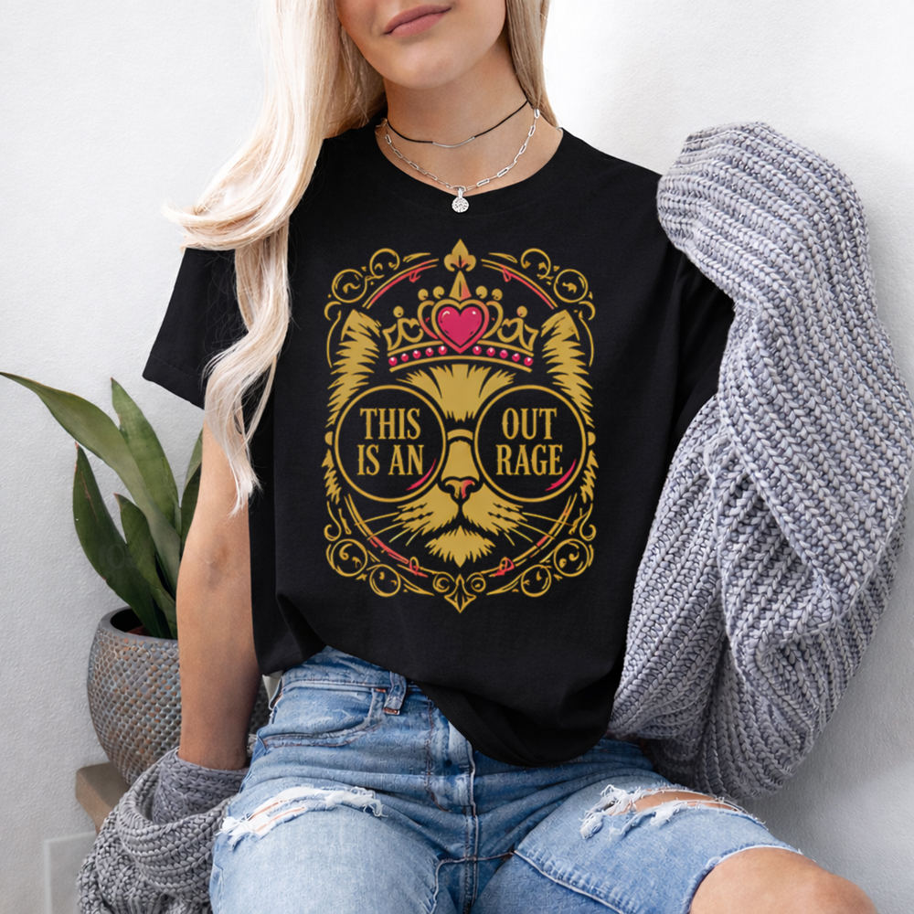 Dungeon Crawler Carl Shirt - This Is An Outrage Fantasy Book Fan Tee 2
