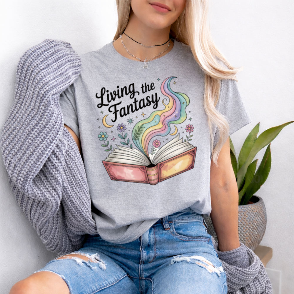 Fantasy Fantasy Reader T-Shirt | Books Before People 2