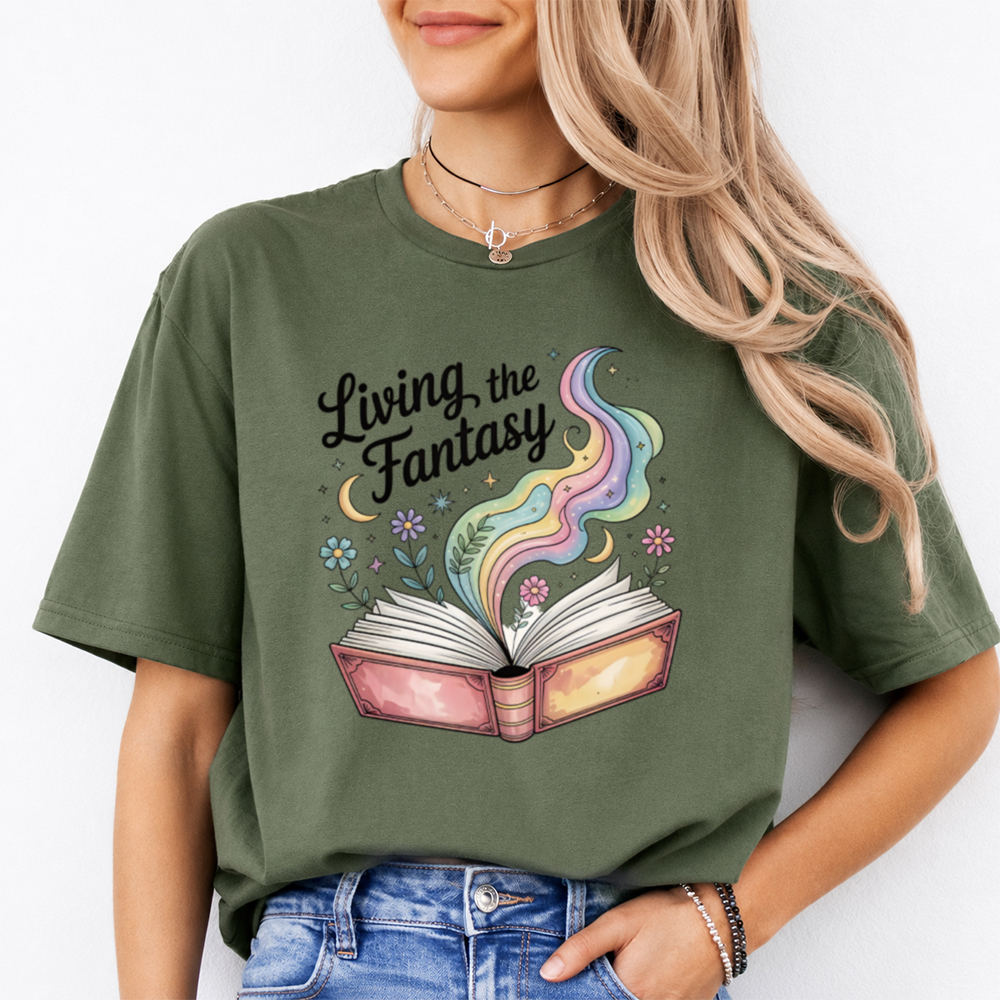 Fantasy Fantasy Reader T-Shirt | Books Before People Image 5 Fantasy Fantasy Reader T-Shirt | Books Before People 5