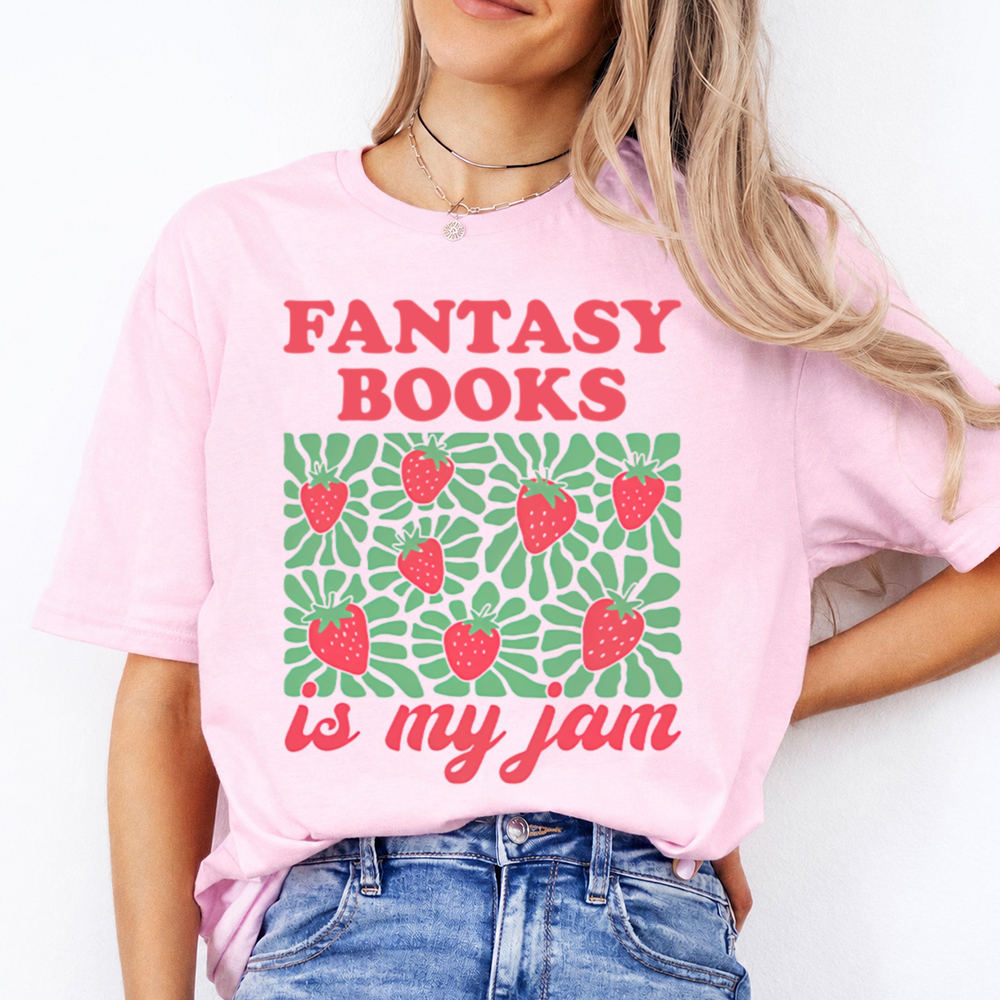 Fantasy Reader Shirt Strawberry Jam Motif Image 4 Fantasy Reader Shirt Strawberry Jam Motif 4