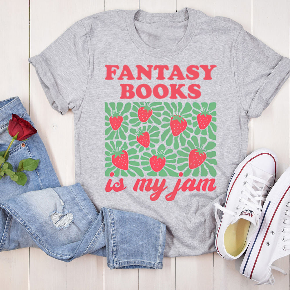 Fantasy Reader Shirt Strawberry Jam Motif Image 7 Fantasy Reader Shirt Strawberry Jam Motif 7