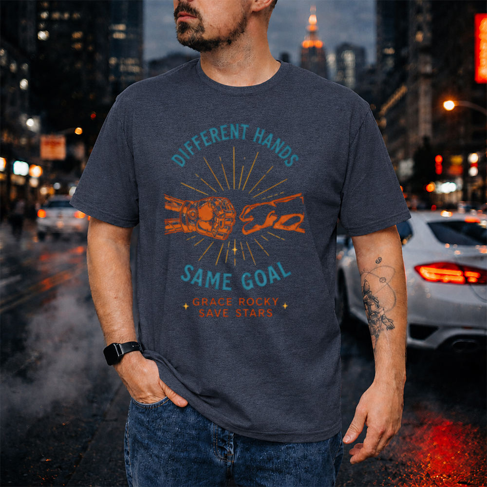 Fist My Bump Grace Rocky Save Stars Shirt – Project Hail Mary Fan Shirt 4