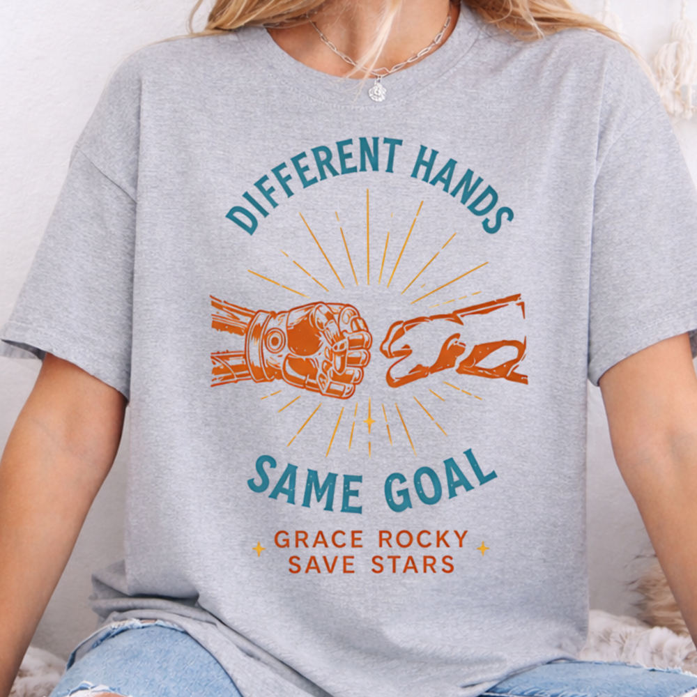 Fist My Bump Grace Rocky Save Stars Shirt – Project Hail Mary Fan Shirt