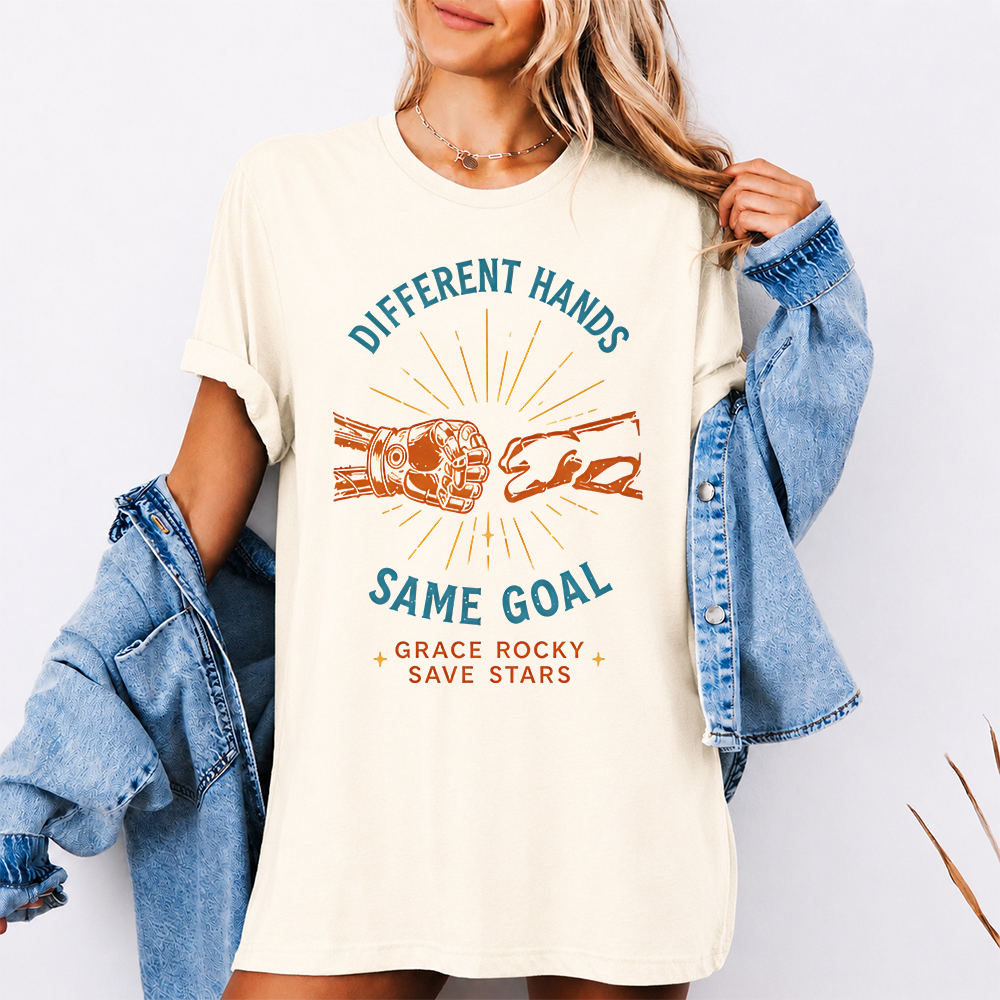Fist My Bump Grace Rocky Save Stars Shirt – Project Hail Mary Fan Shirt 5