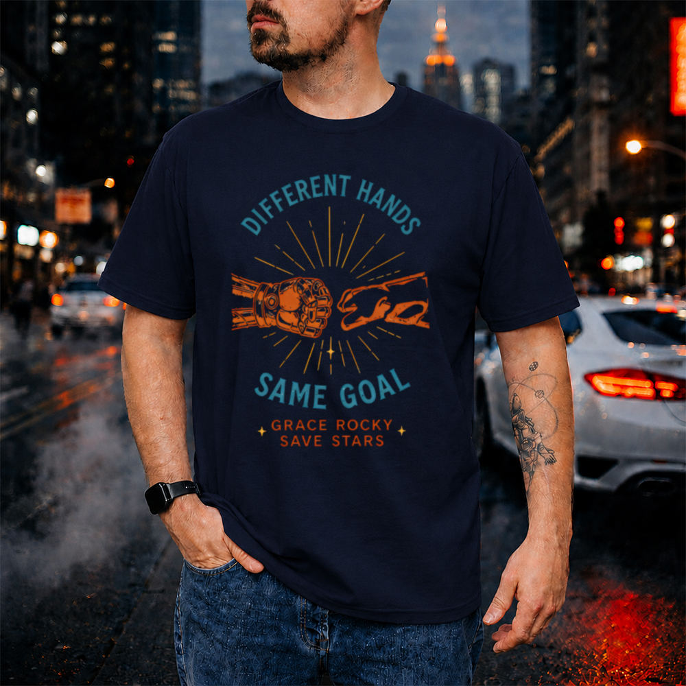 Fist My Bump Grace Rocky Save Stars Shirt – Project Hail Mary Fan Shirt 6