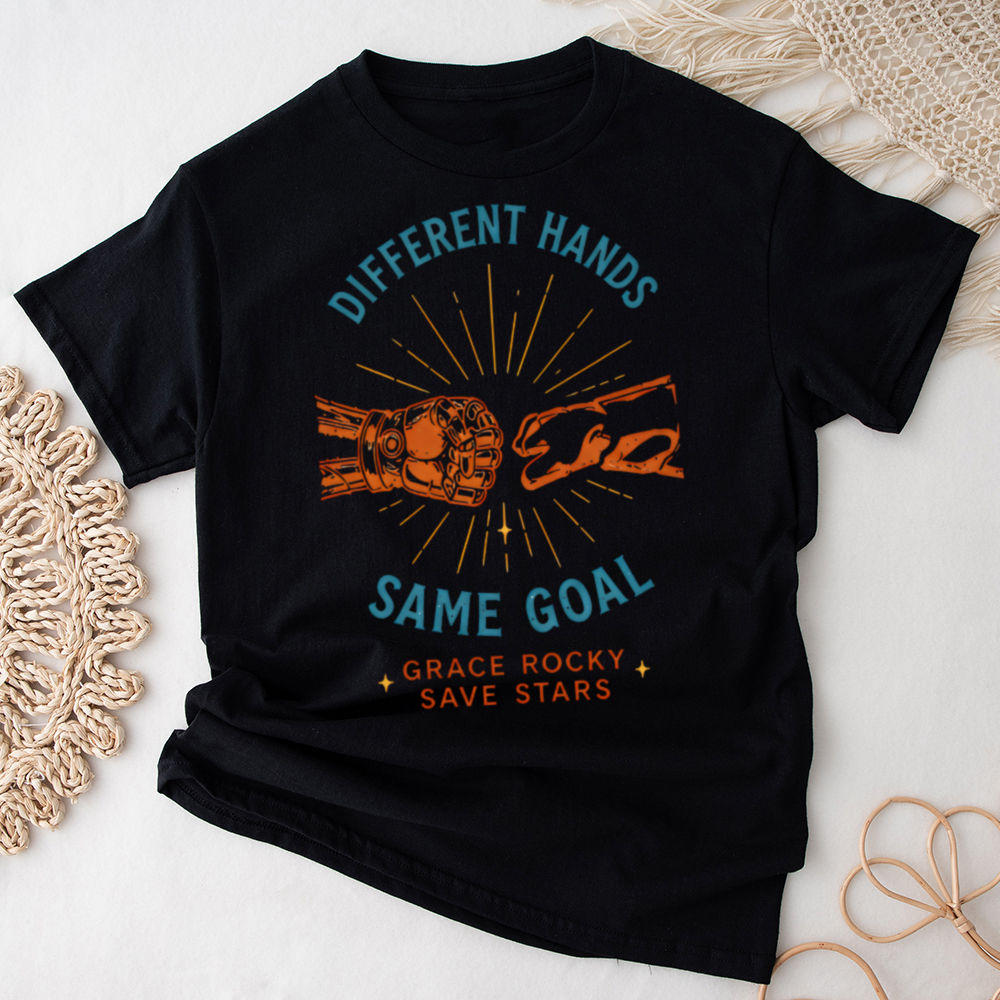 Fist My Bump Grace Rocky Save Stars Shirt – Project Hail Mary Fan Shirt 7