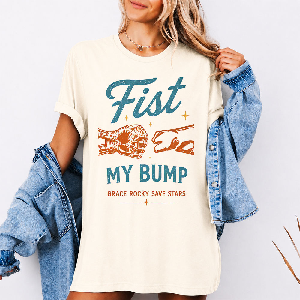 Fist My Bump Grace Rocky Save Stars Shirt – Grace & Rocky Fist Bump Tee