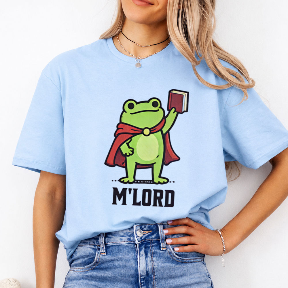 Funny Book Lover Shirt - M'Lord of the Pages for the Playful Reader 2
