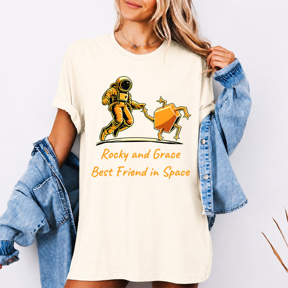 Grace Rocky Save Stars Sci Fi Book Lover Shirt – Project Hail Mary Reader Shirt