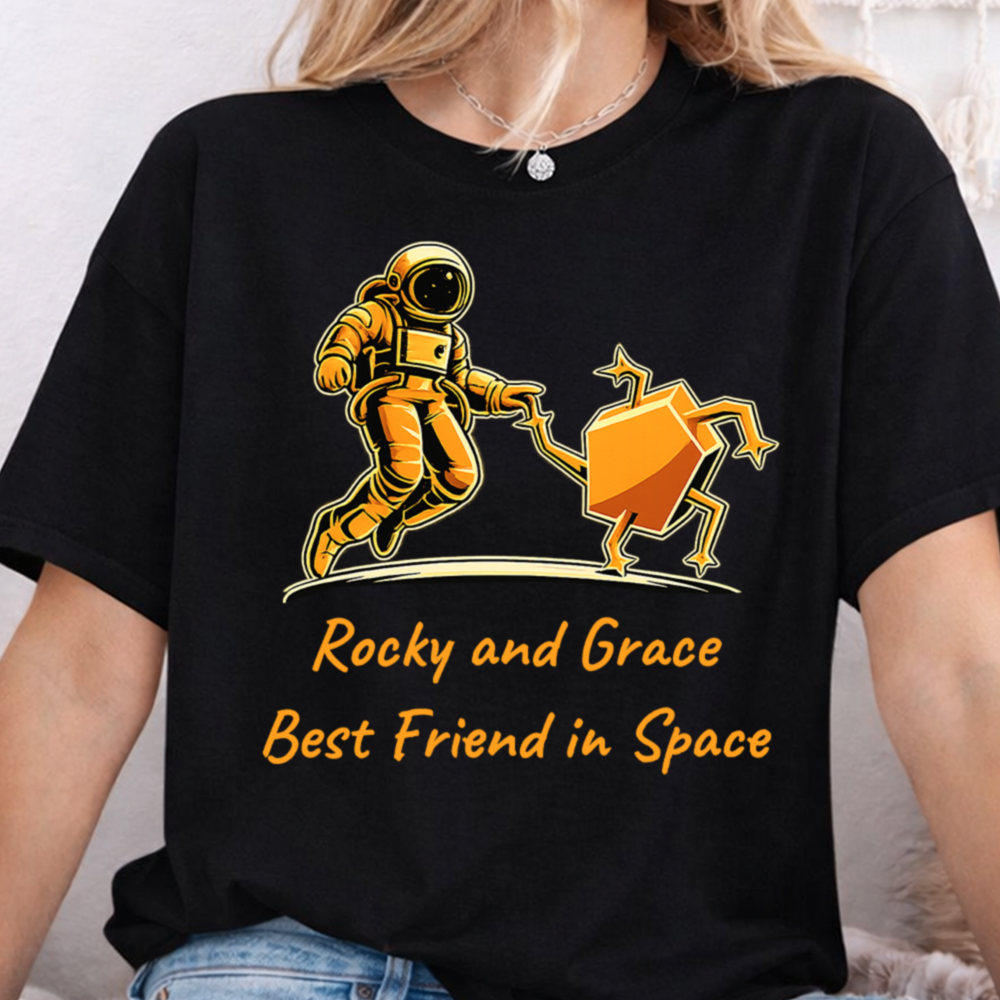 Grace Rocky Save Stars Sci Fi Book Lover Shirt – Project Hail Mary Reader Shirt 2