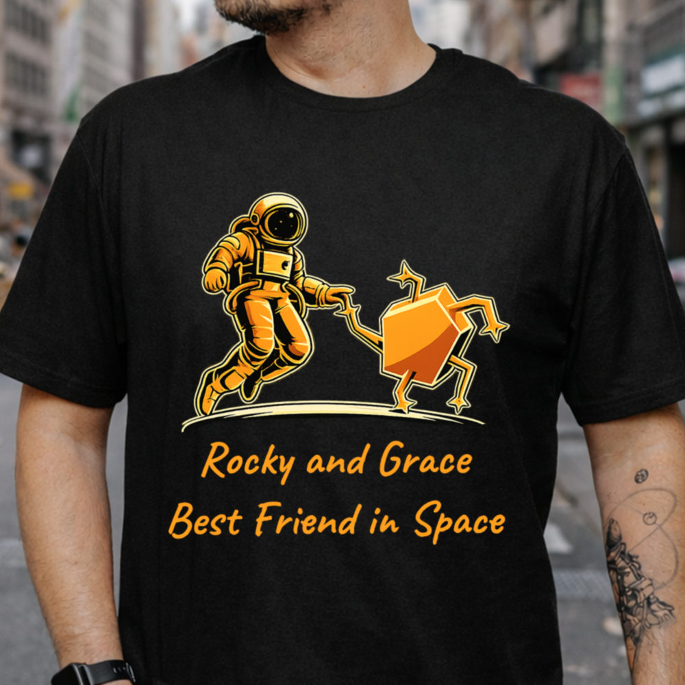 Grace Rocky Save Stars Sci Fi Book Lover Shirt – Project Hail Mary Reader Shirt Image 3 Grace Rocky Save Stars Sci Fi Book Lover Shirt – Project Hail Mary Reader Shirt 3