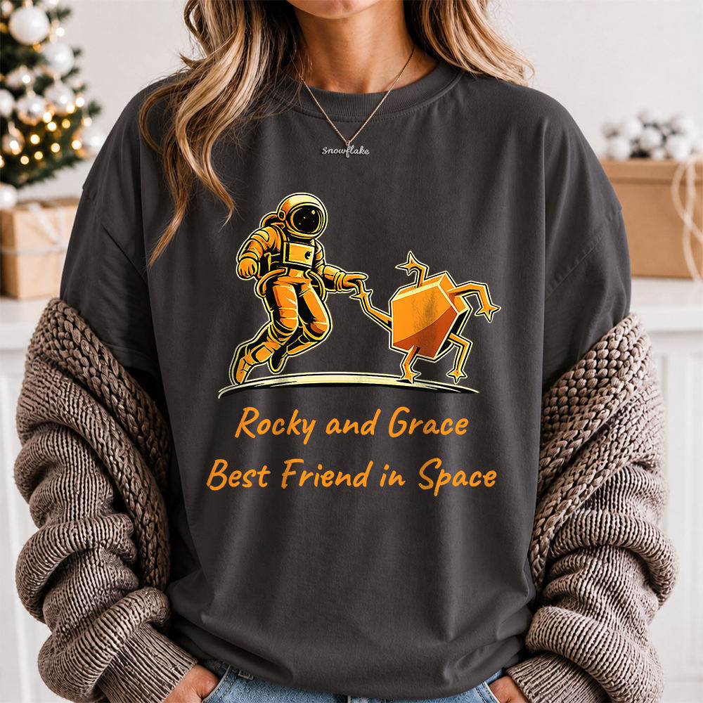Grace Rocky Save Stars Sci Fi Book Lover Shirt – Project Hail Mary Reader Shirt Image 4 Grace Rocky Save Stars Sci Fi Book Lover Shirt – Project Hail Mary Reader Shirt 4